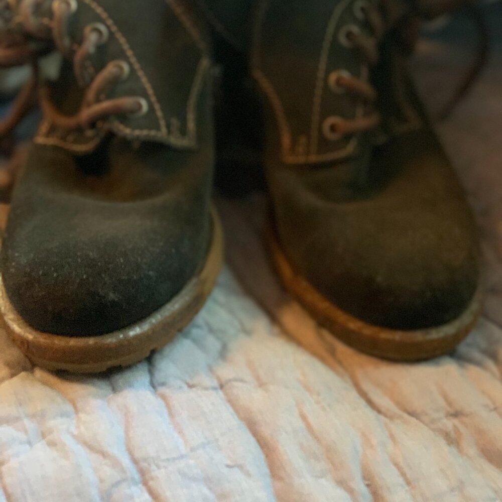 FLY LONDON SUEDE BUCKLE BOOTS SIZE 39.5 - Picture 9 of 11
